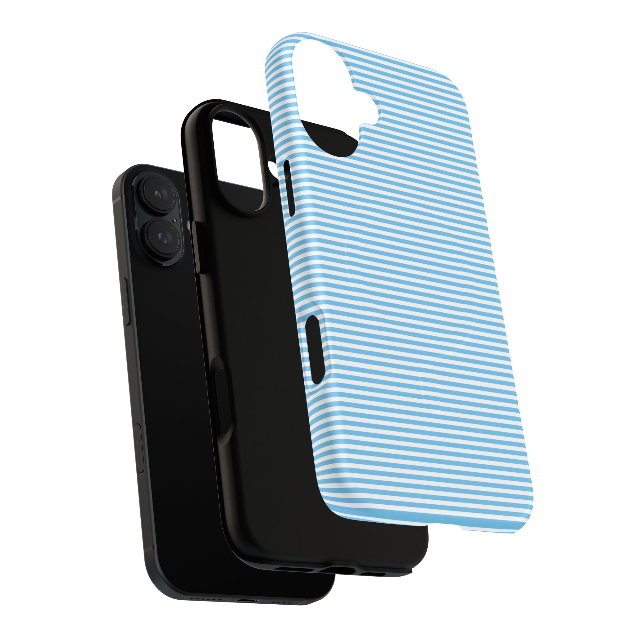 Light Blue Ribbed Phone case
