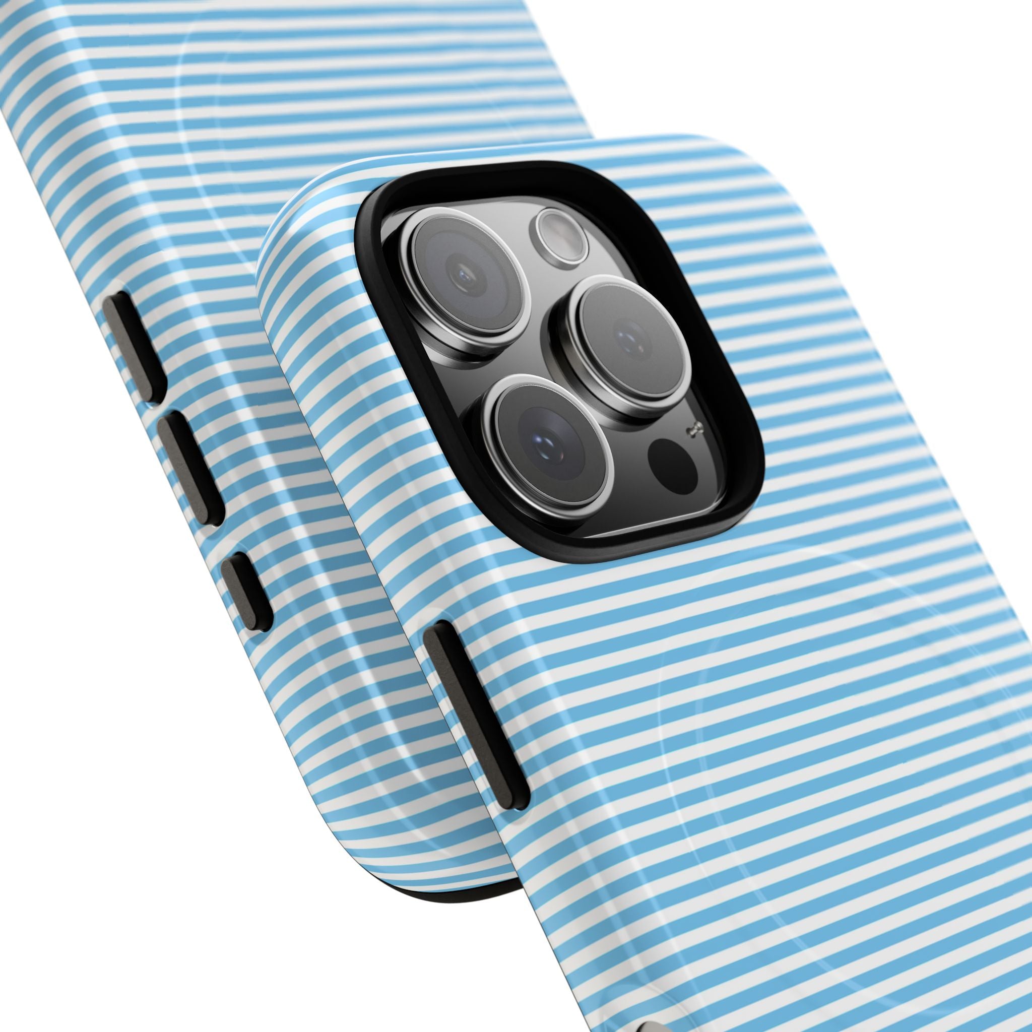 Light Blue Ribbed Phone case