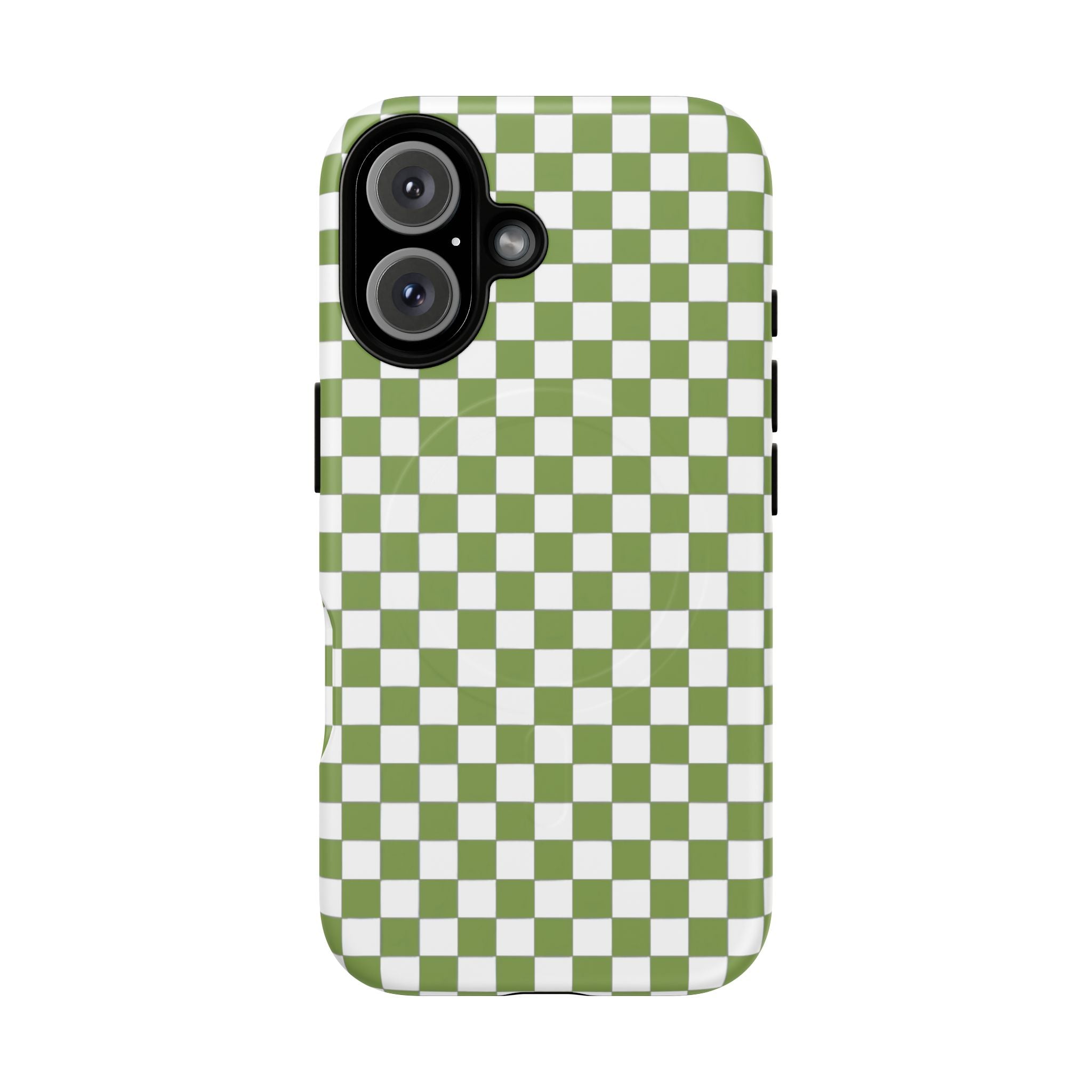 Green Checkerboard Phone Case