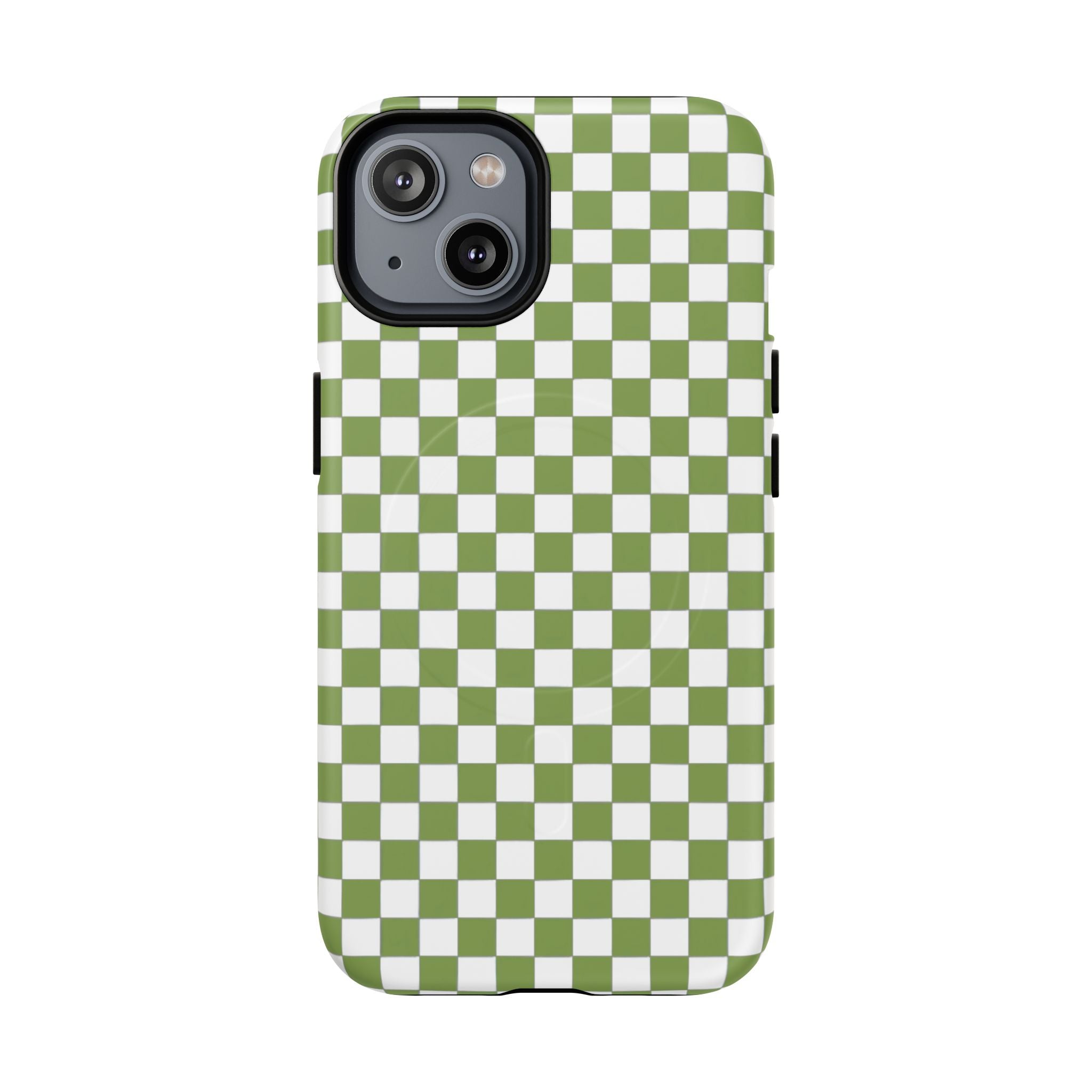 Green Checkerboard Phone Case