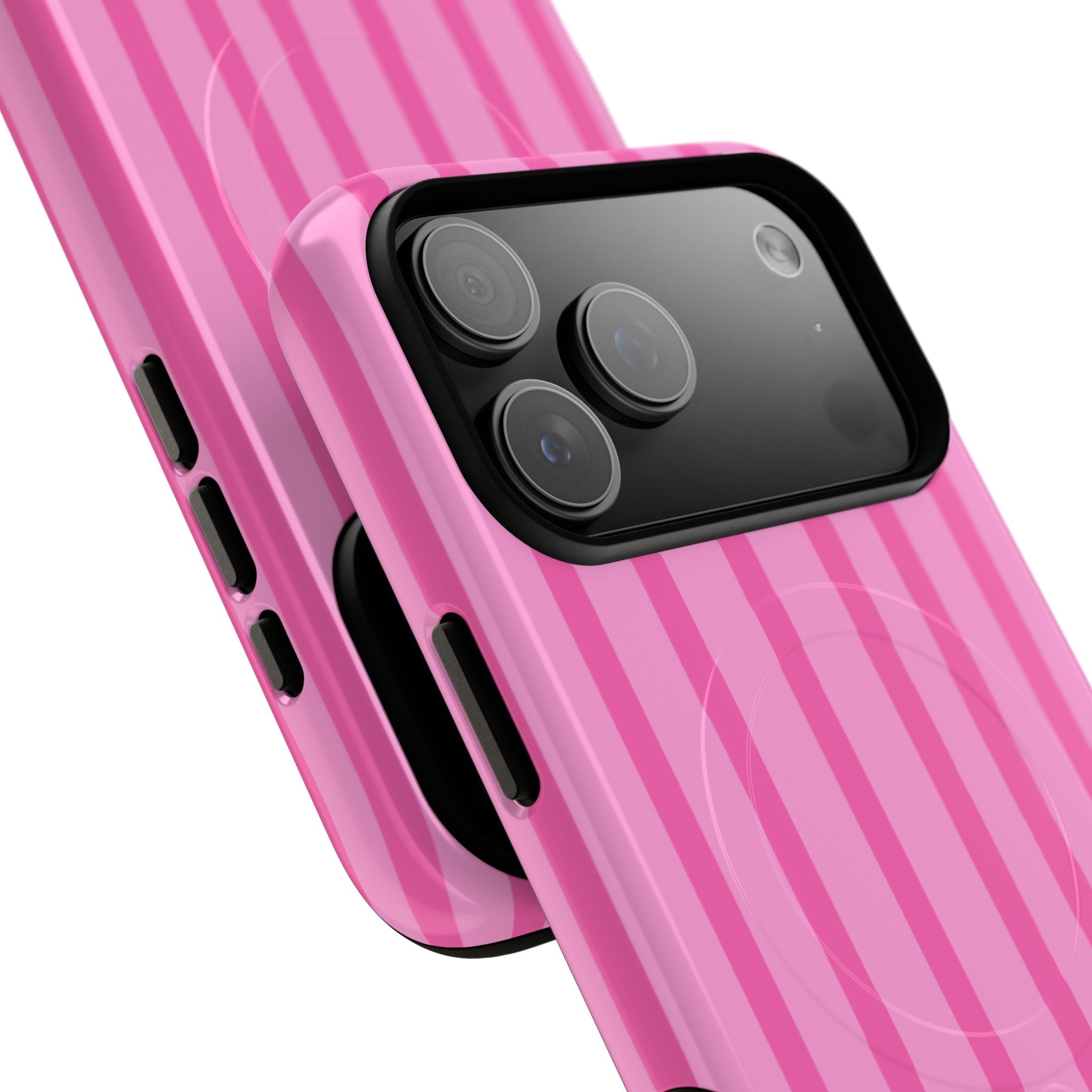 Pink Striped Phone Case