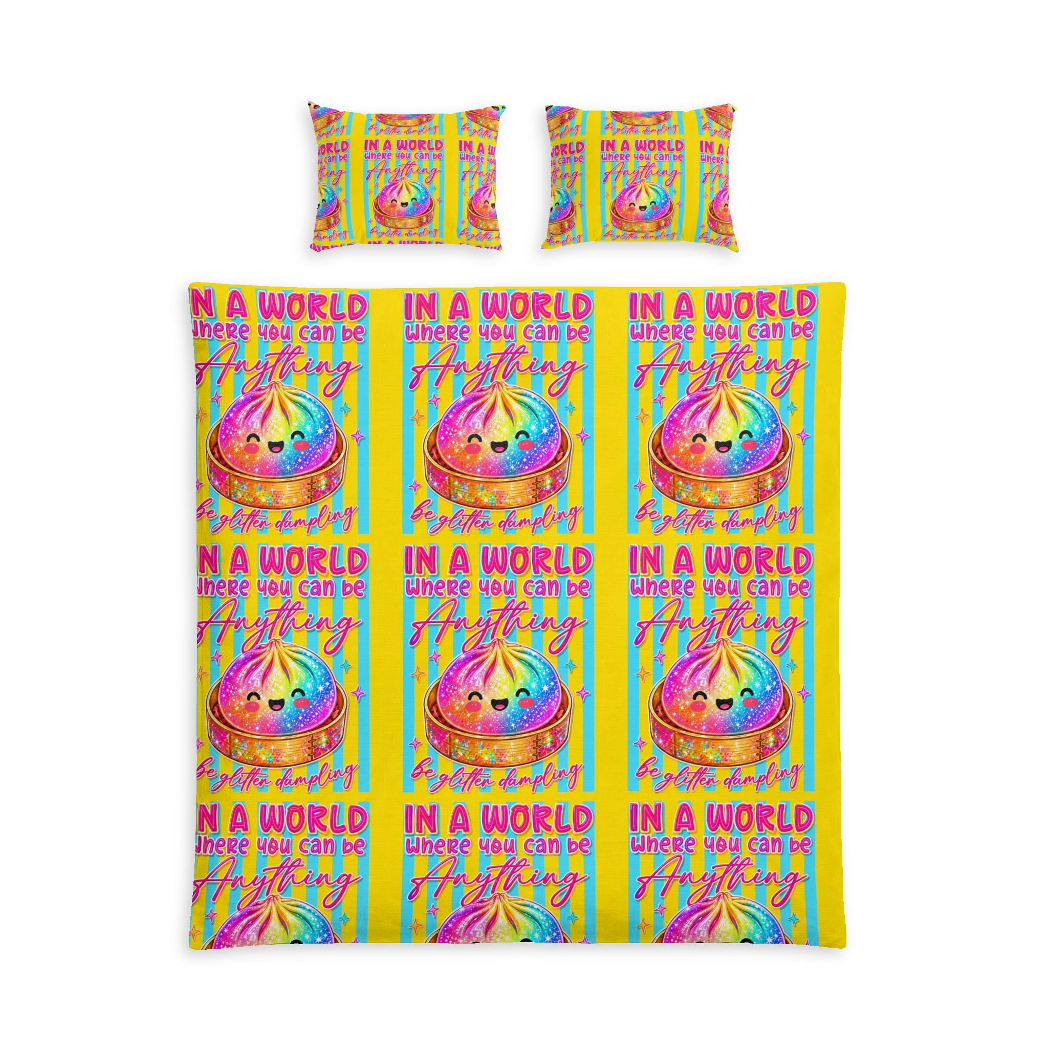 "In a World Where You Can Be" Bedding