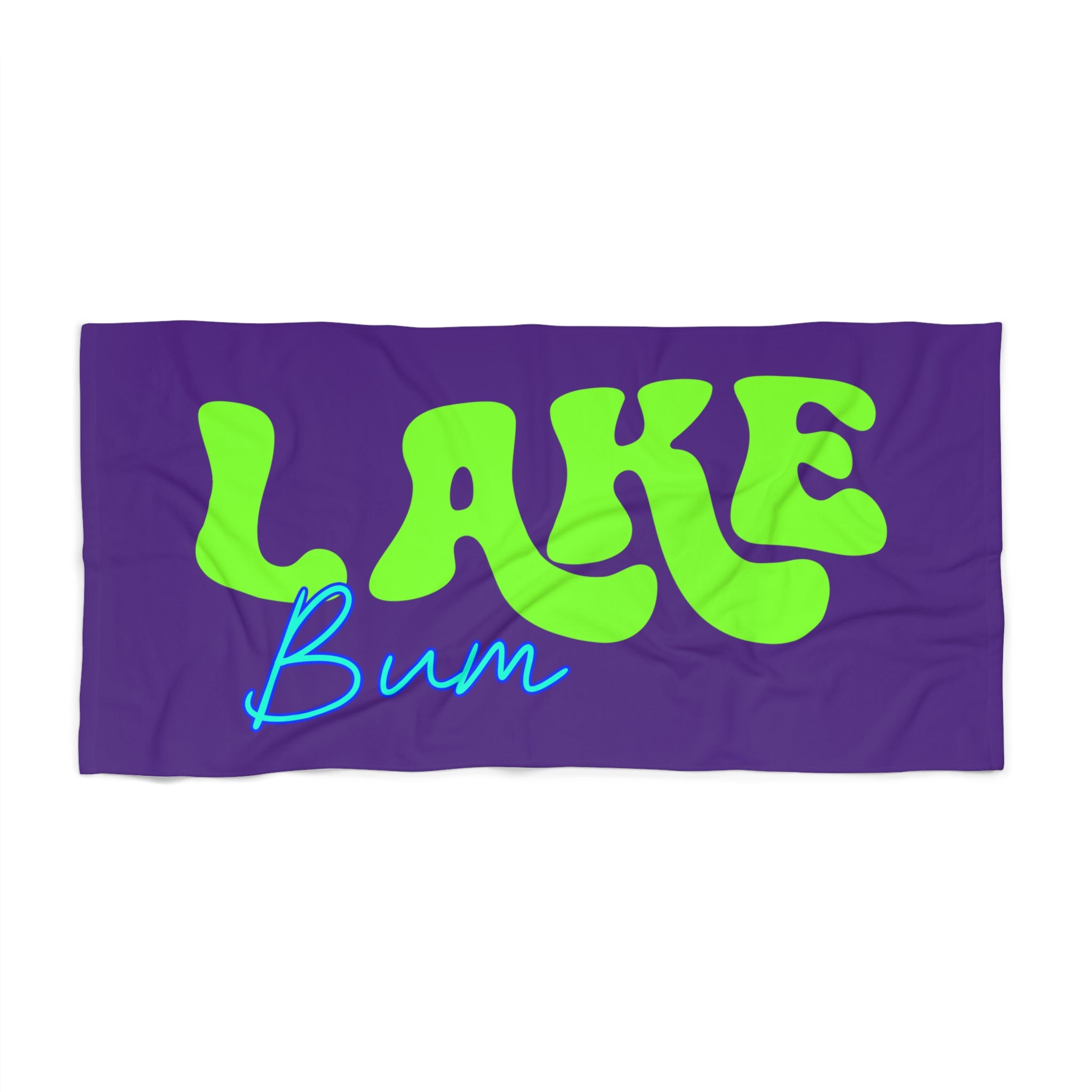 Lake Bum Beach Towel