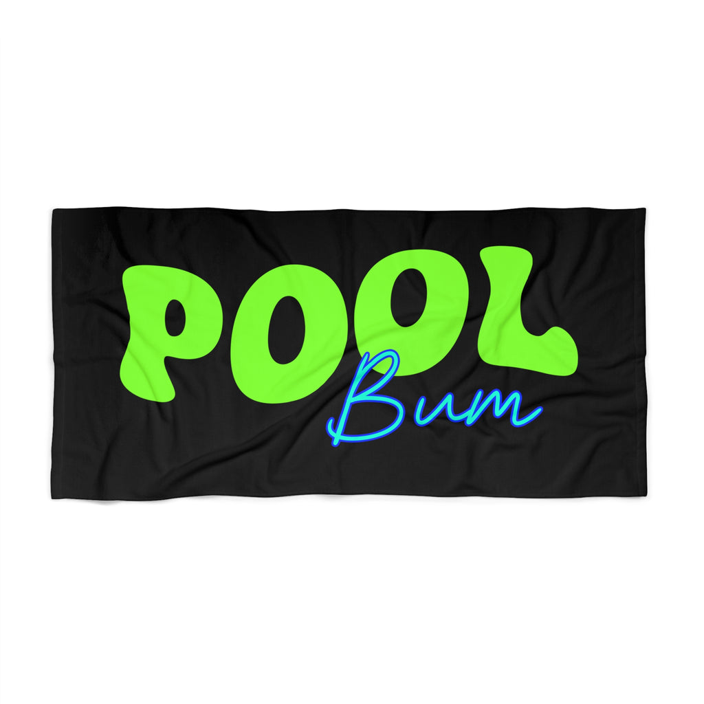 Pool Bum Beach Towel