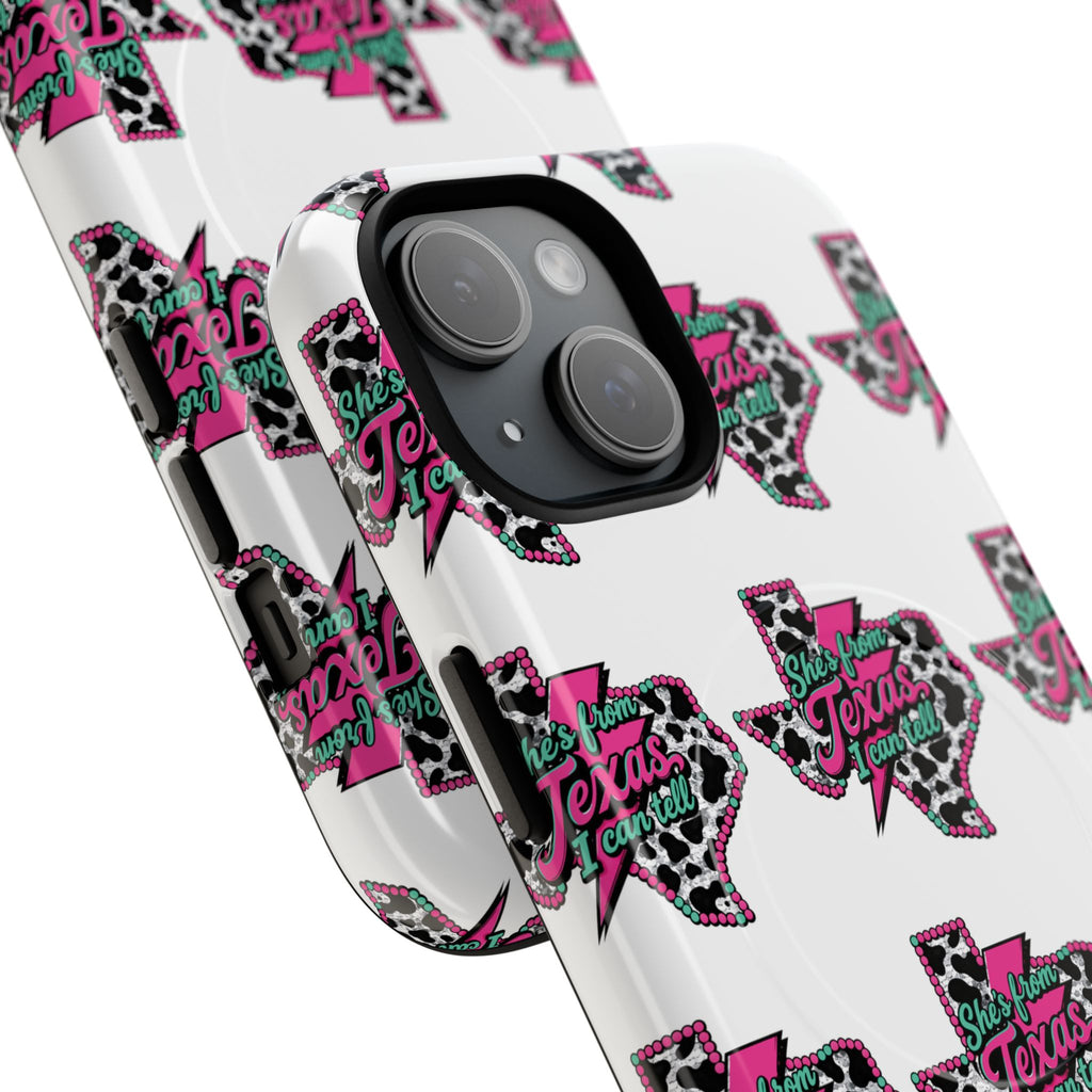 Texas Leopard Heart Phone Case