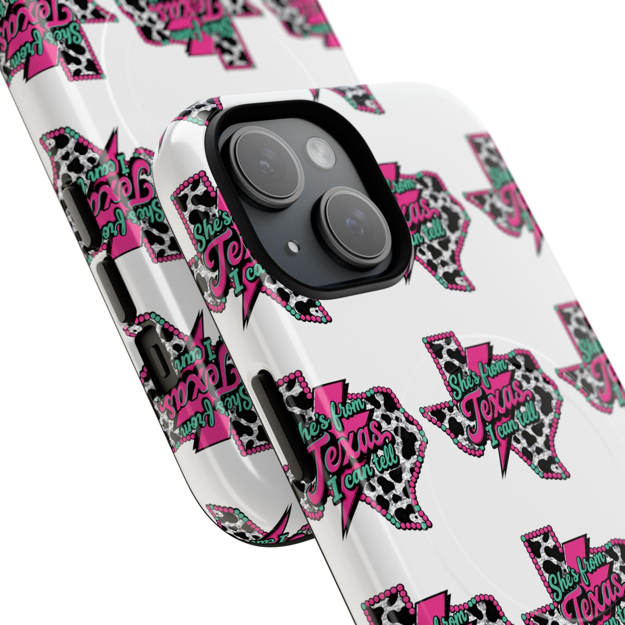 Texas Leopard Heart Phone Case