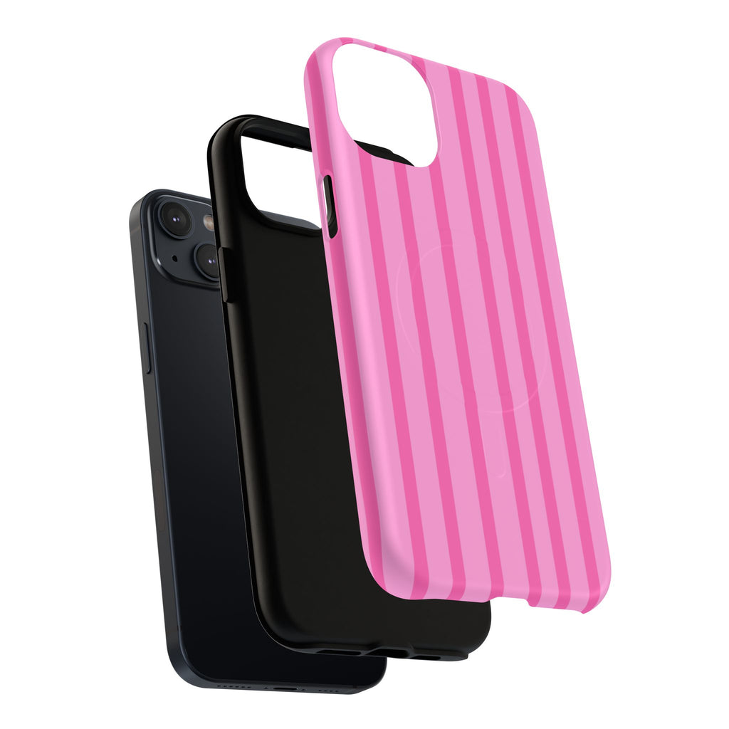 Pink Striped Phone Case