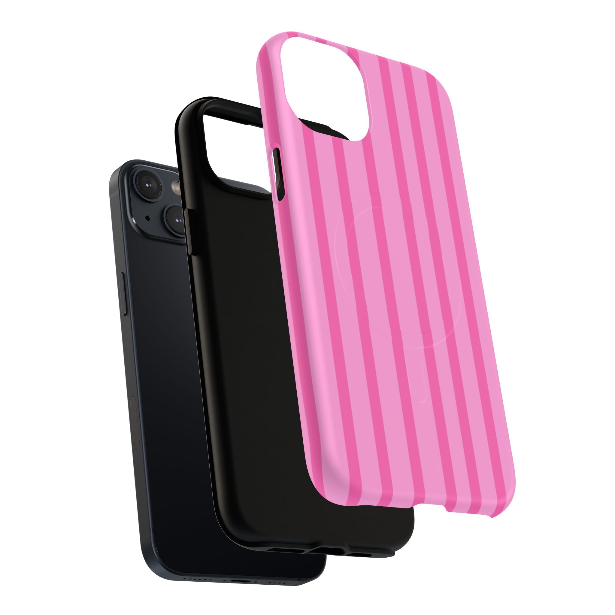 Pink Striped Phone Case