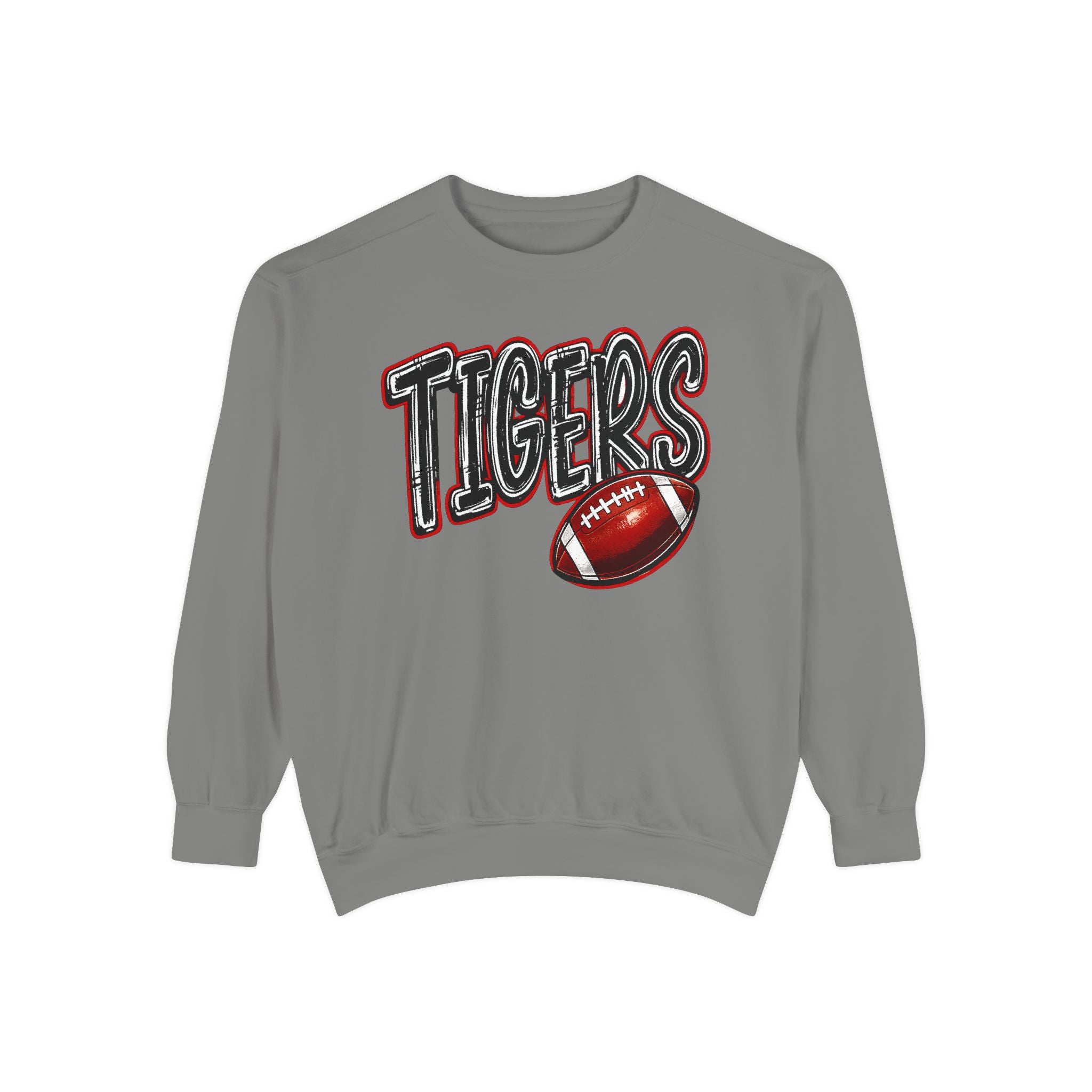 Tigers Football Sweatshirt — Vintage Varsity Crewneck