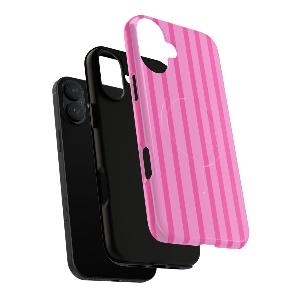 Pink Striped Phone Case