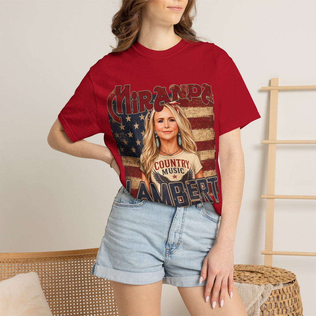 Country Music Vintage Flag Graphic Tee