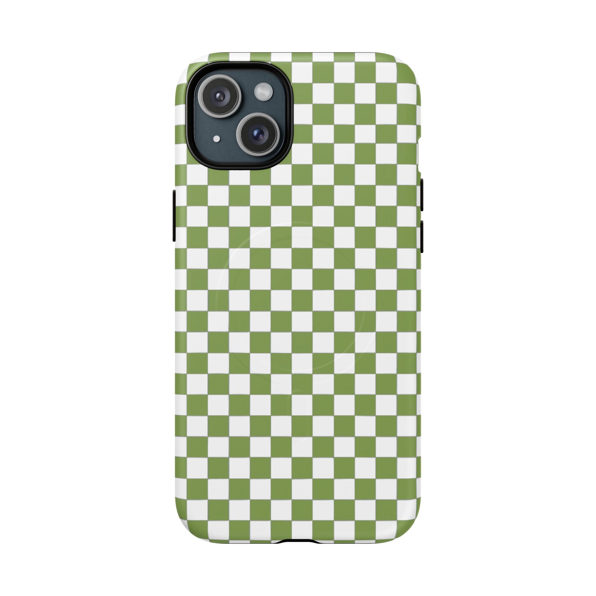 Green Checkerboard Phone Case