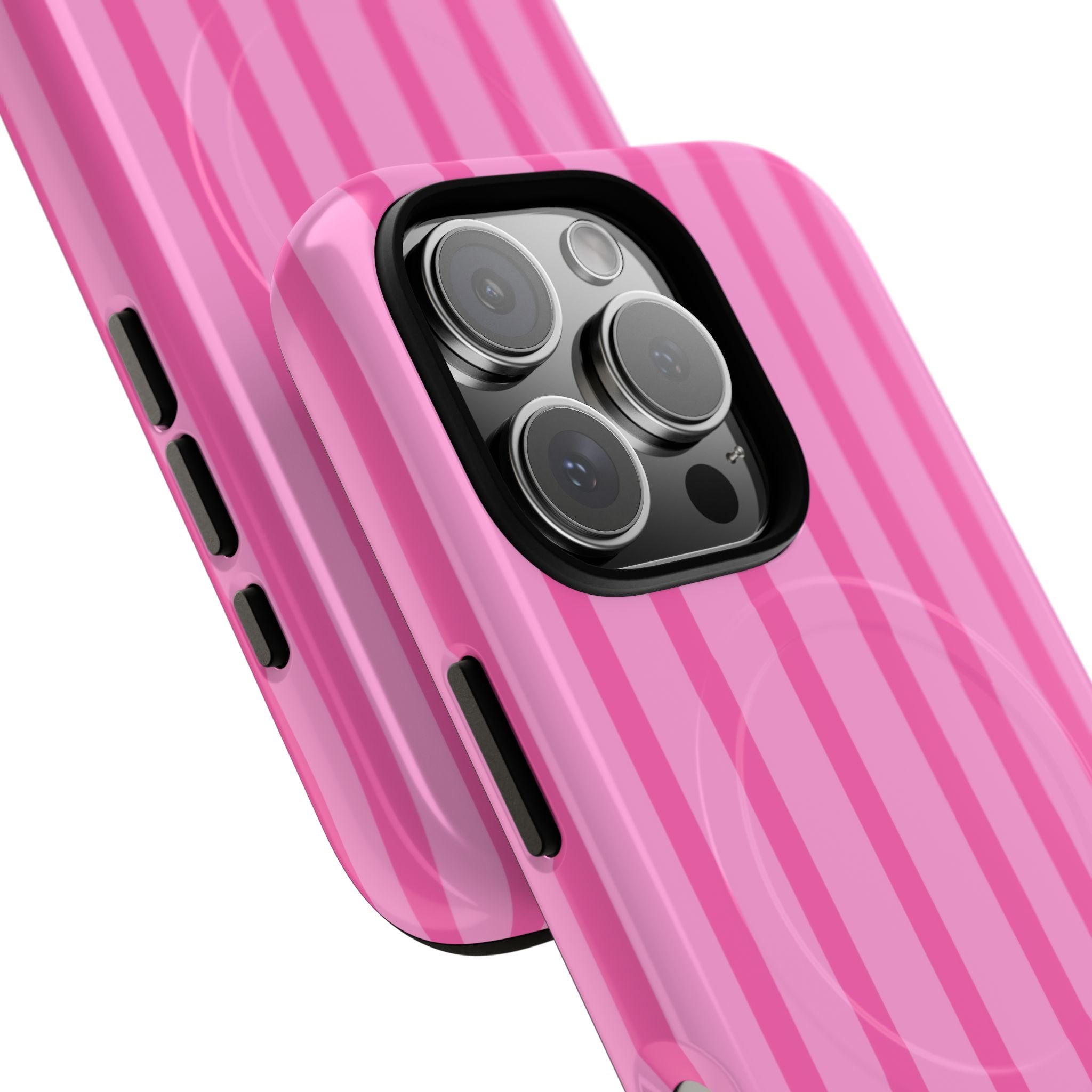 Pink Striped Phone Case