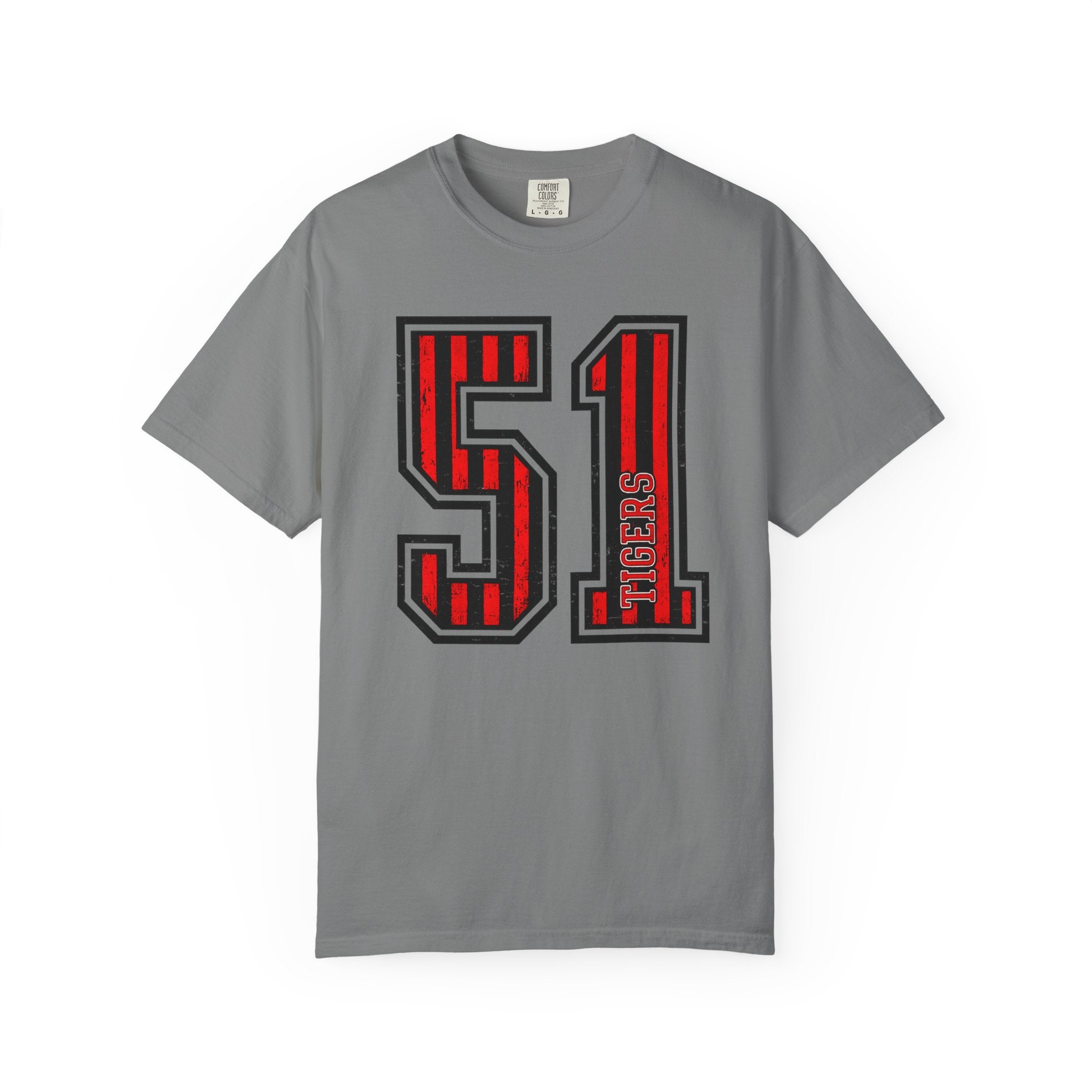 51 Tigers Graphic Athletic Tee