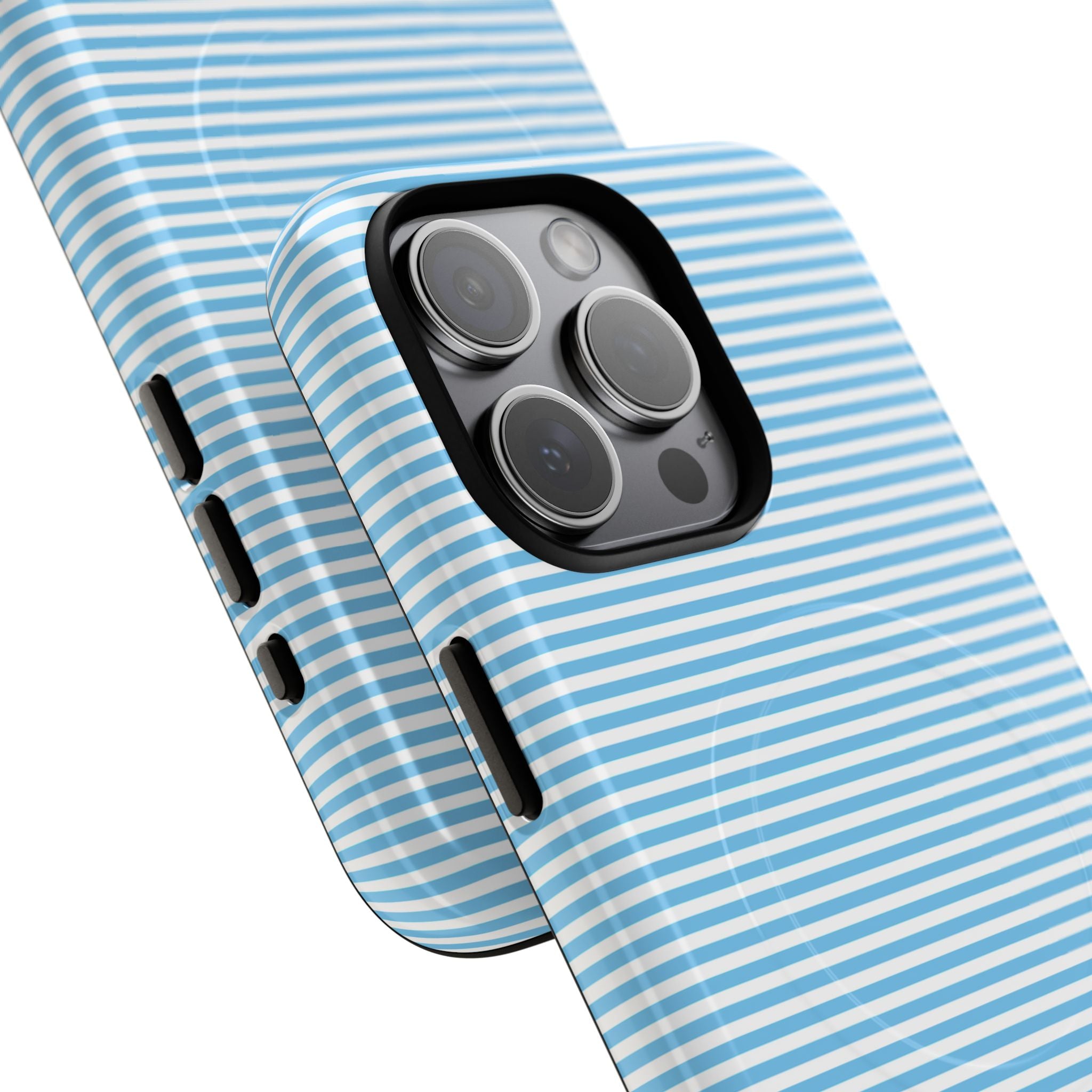 Light Blue Ribbed Phone case